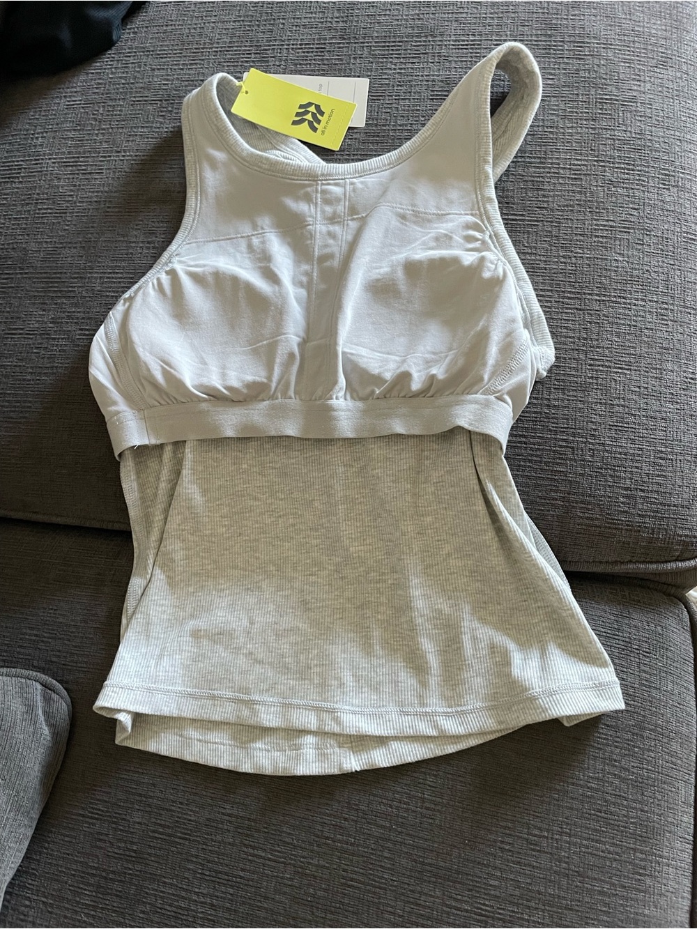 All in motion grey tank top - Picture 3 of 5